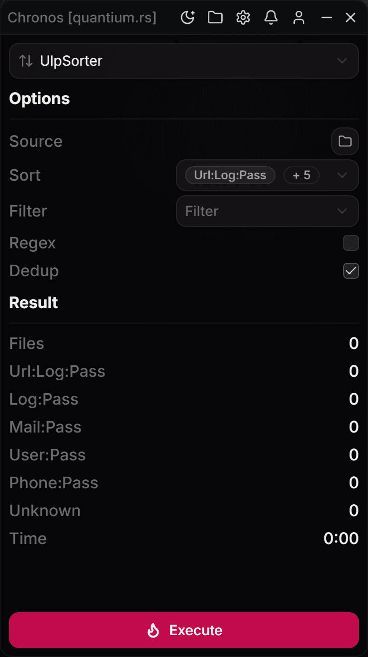 Chronos ULP Sorter Module