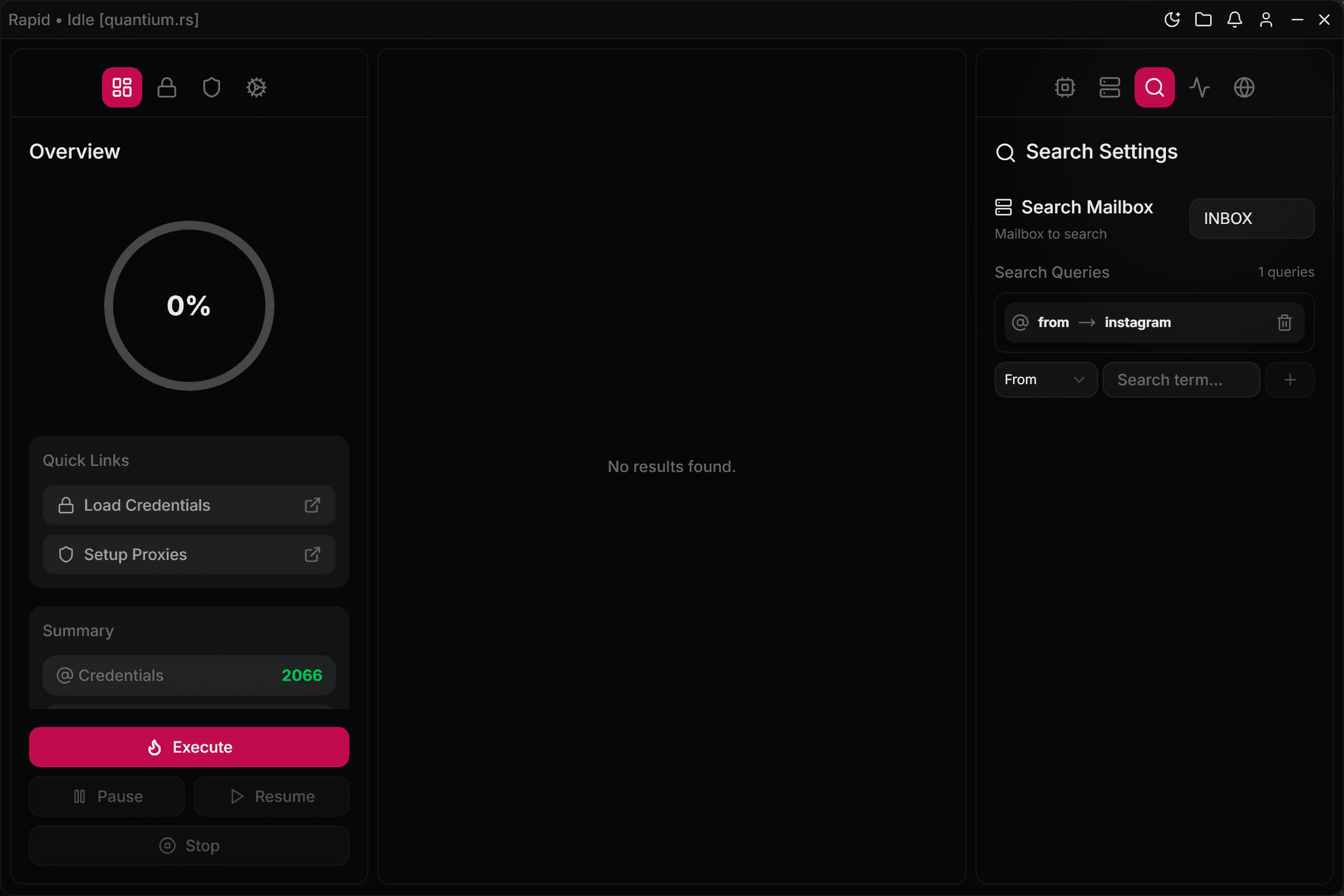 Rapid Overview Interface